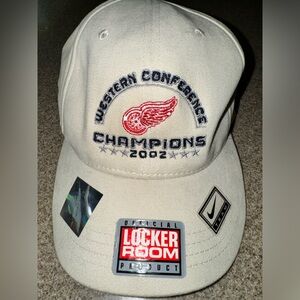 NEW Nike Vintage Detroit Red Wings 2002 Western Conference Champions Hat